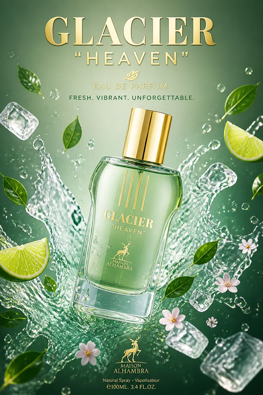 Maison Alhambra Glacier Heaven Eau de Parfum pentru Bărbați 100 ml