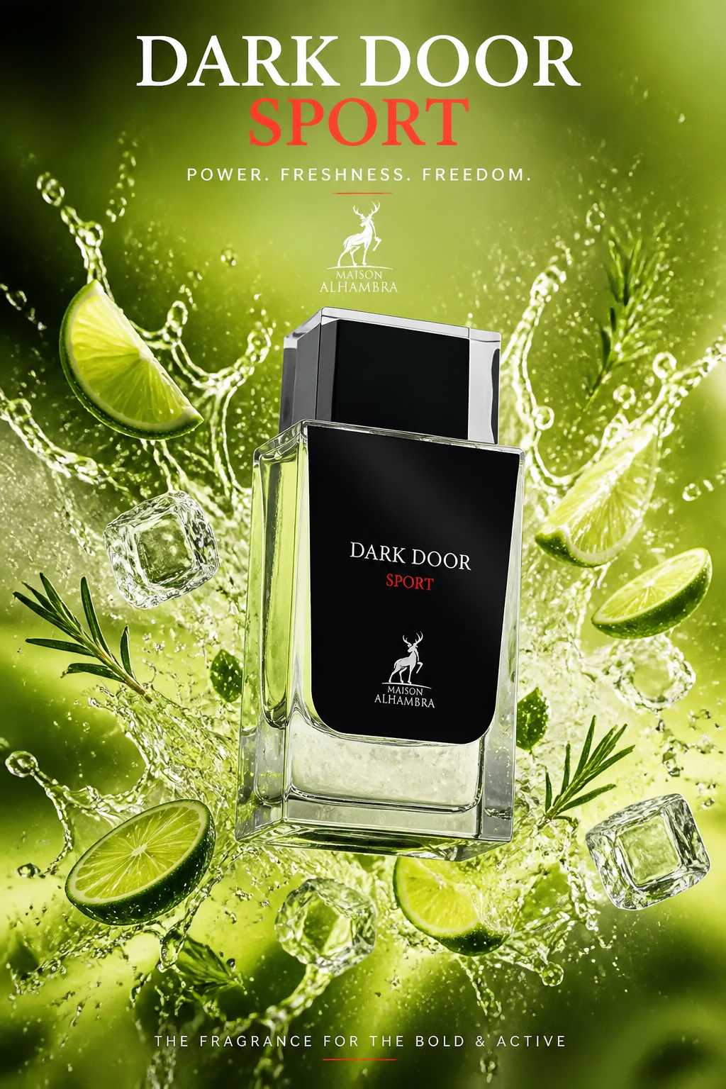Maison Alhambra Dark Door Sport Eau de Parfum pentru Bărbați 100 ml