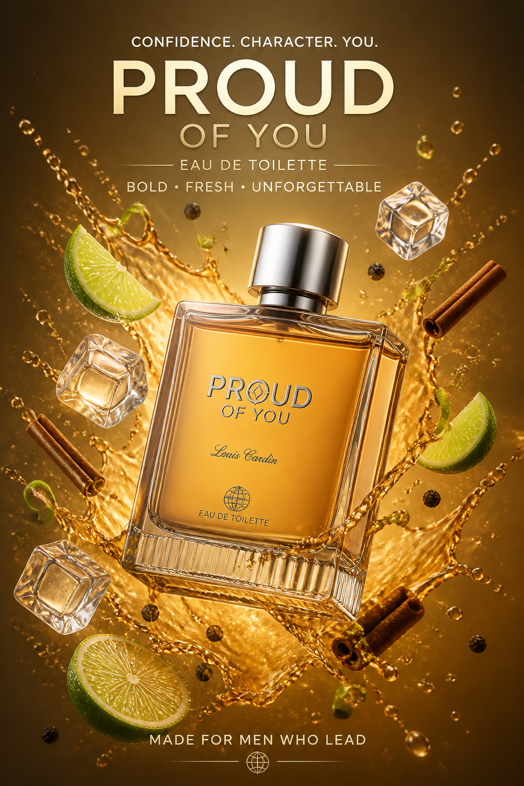 Fragrance World Proud of You for Men Eau de Parfum pentru Barbati 100 ml
