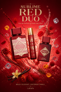 Lattafa Bade’e Al Oud Sublime Gift Set Unisex – Eau de Parfum 100 ml, Parfum de Voiaj 12 ml și Hair Mist 50 ml