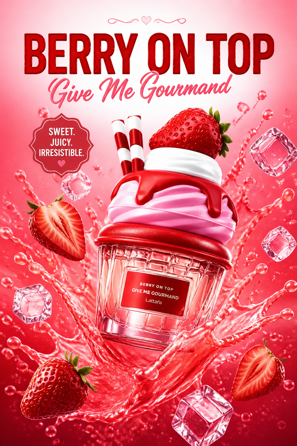 Lattafa Berry On Top Give Me Gourmand Eau de Parfum Unisex 75 ml