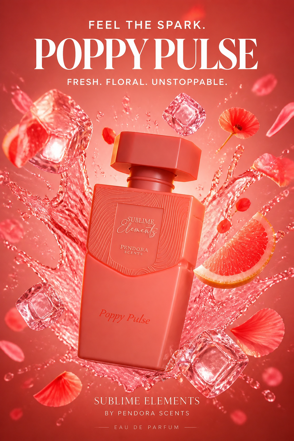 Pendora Scents Poppy Pulse Sublime Elements Eau de Parfum pentru Femei 100 ml
