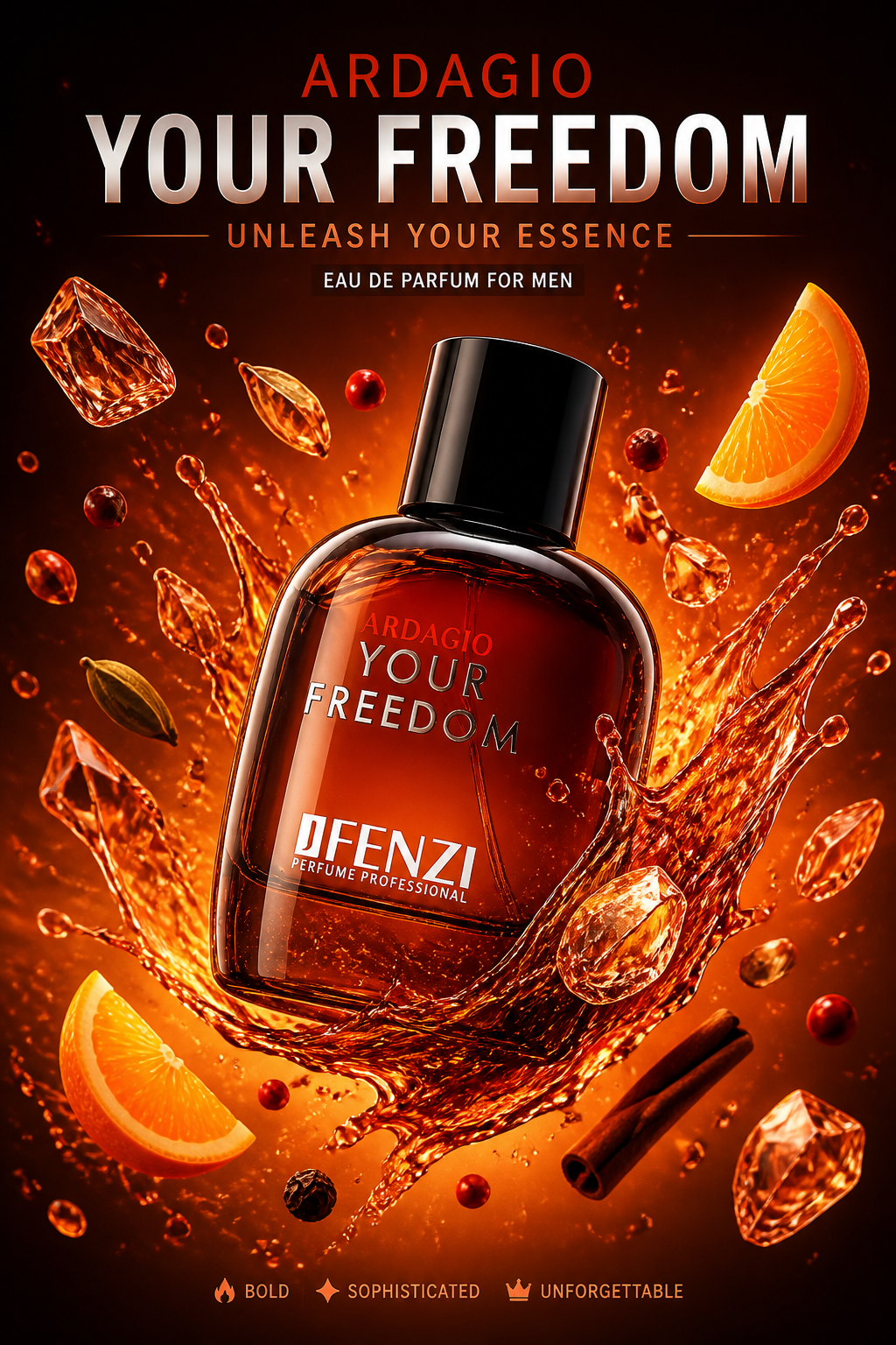JFenzi Ardagio Your Freedom Men – Eau de Parfum 100 ml