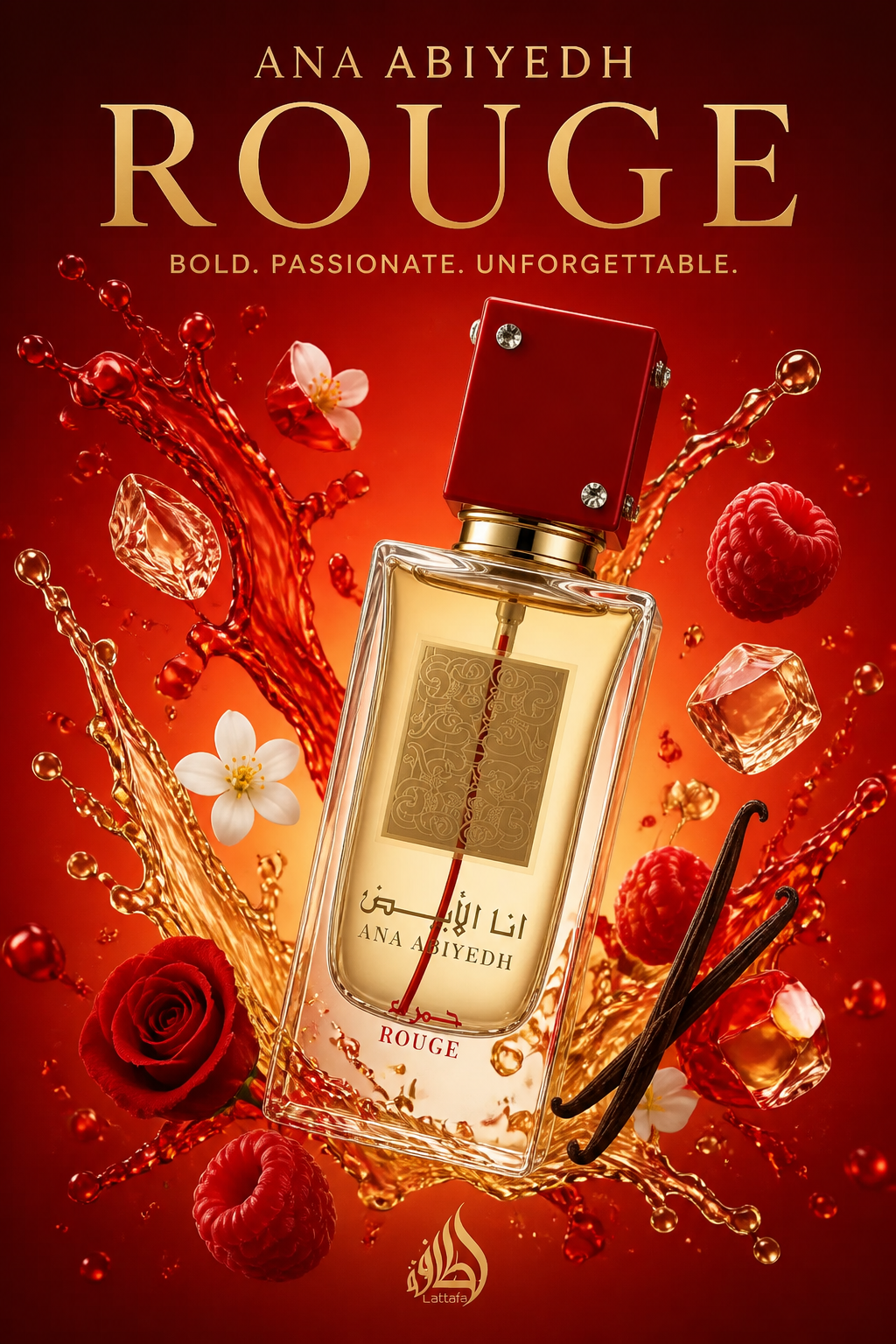 Lattafa Ana Abiyedh Rouge Eau de Parfum Unisex 60 ml