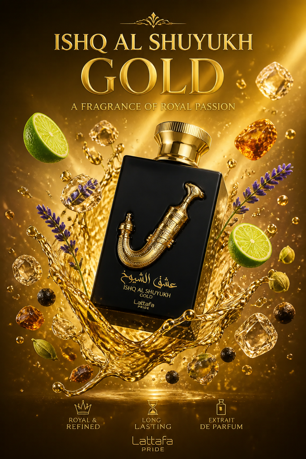 Lattafa Pride Ishq Al Shuyukh Gold Eau de Parfum Unisex 100 ml