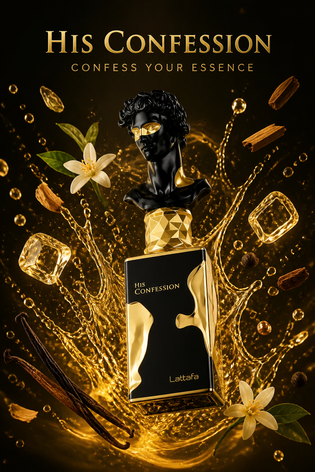 Lattafa His Confession Eau de Parfum pentru Bărbați 100 ml