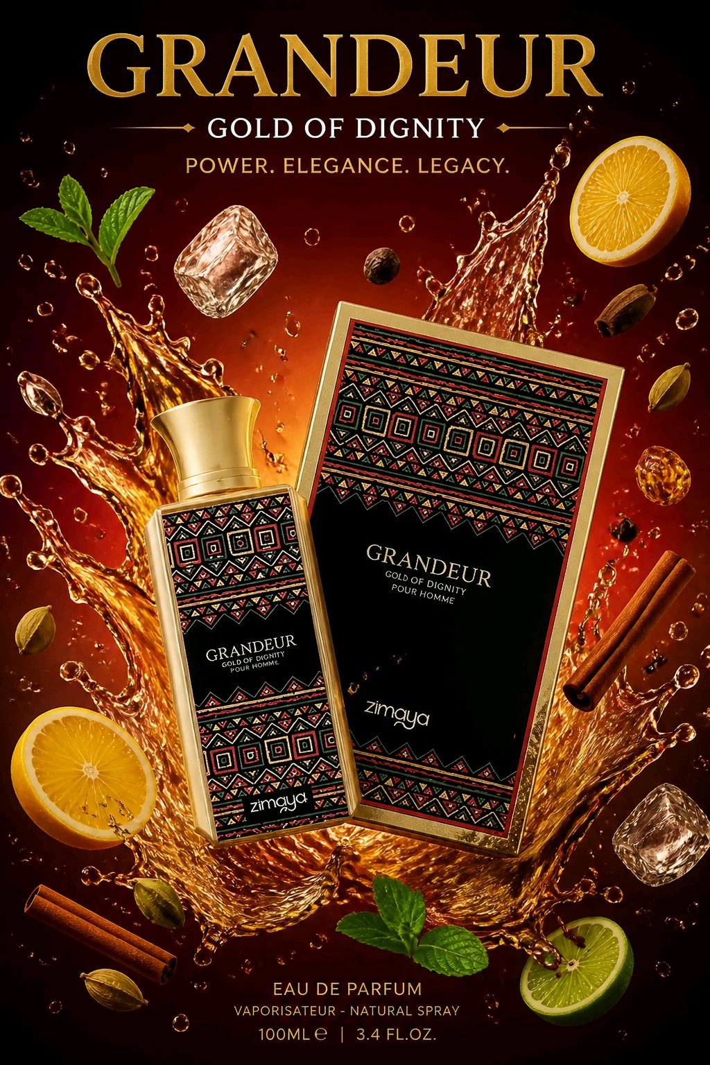 Zimaya Grandeur Eau de Parfum Unisex 100 ml
