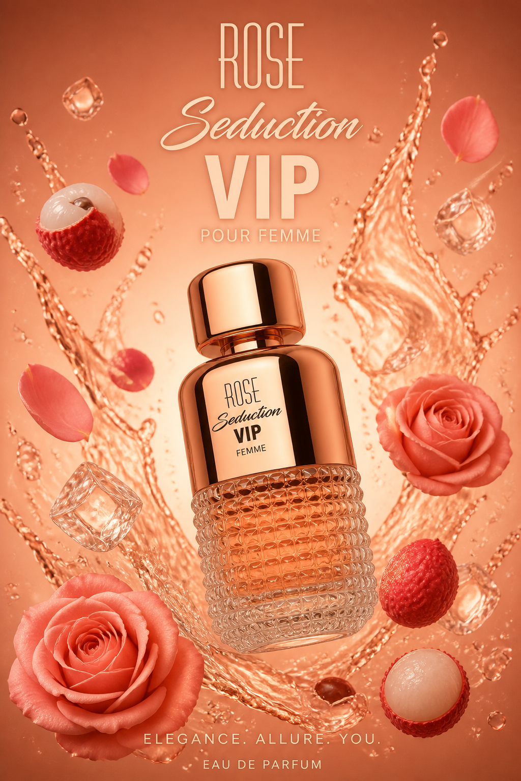 Maison Alhambra VIP Rose Seduction Eau de Parfum pentru Femei 100 ml