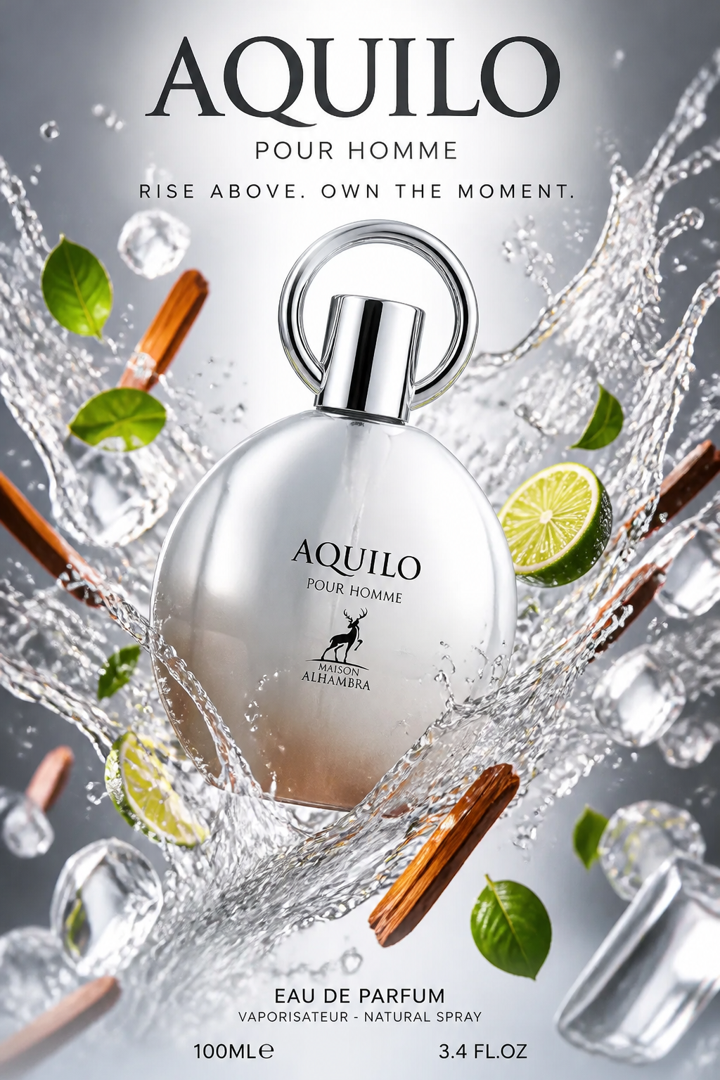 Maison Alhambra Aquilo Pour Homme Eau de Parfum pentru Bărbați 100 ml