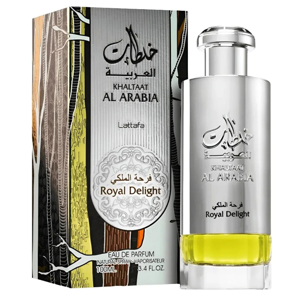 Lattafa Khaltaat Al Arabia Silver Royal Delight Eau de Parfum pentru Bărbați 100 ml