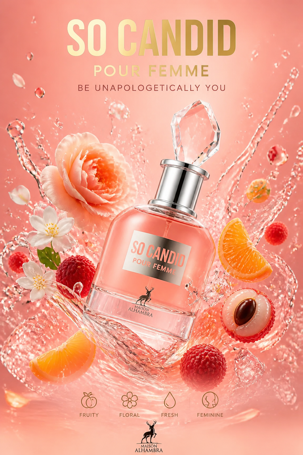 Maison Alhambra So Candid Pour Femme Eau de Parfum pentru Femei 100 ml