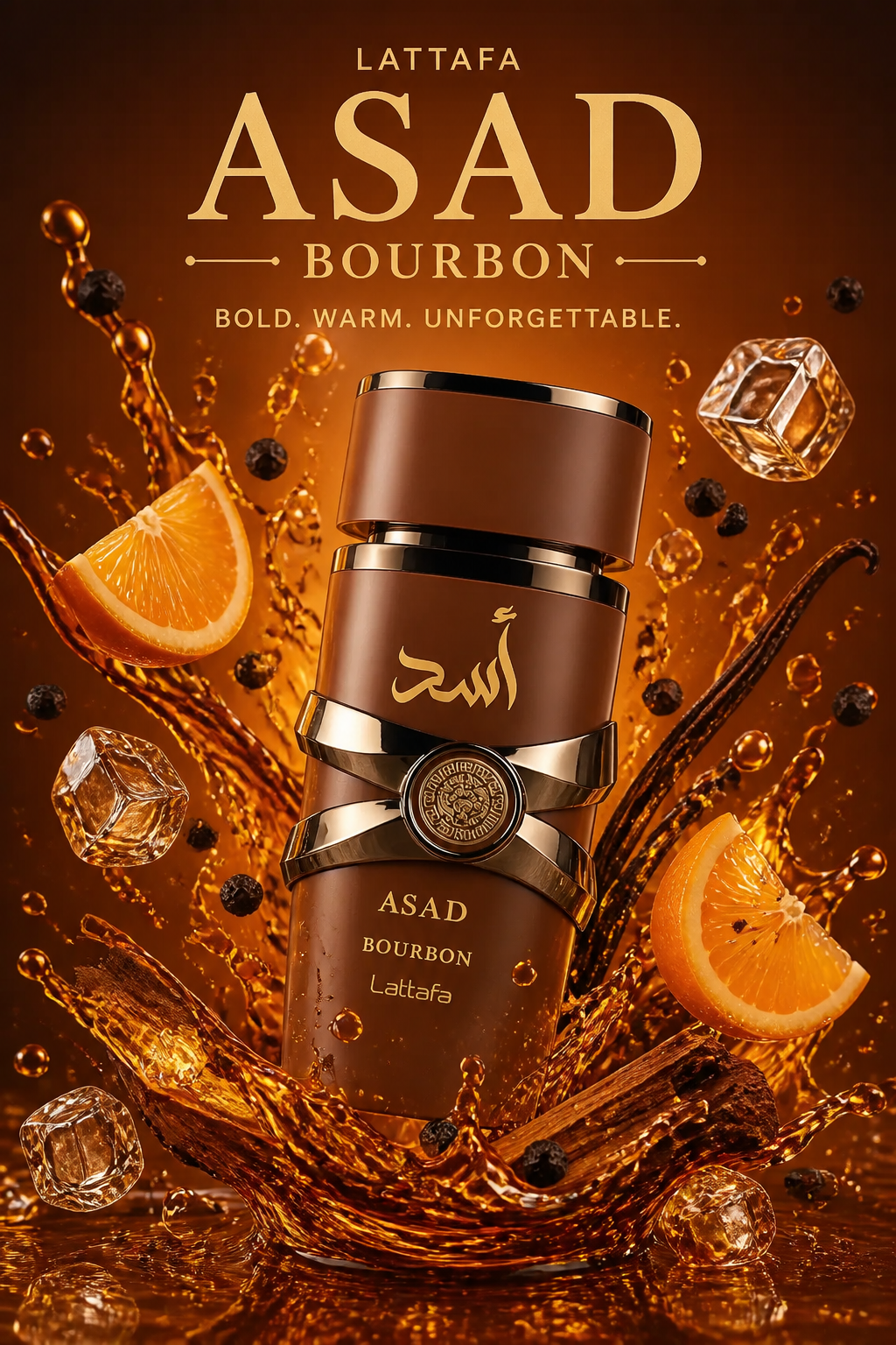 Lattafa Asad Bourbon Eau de Parfum Unisex 100 ml