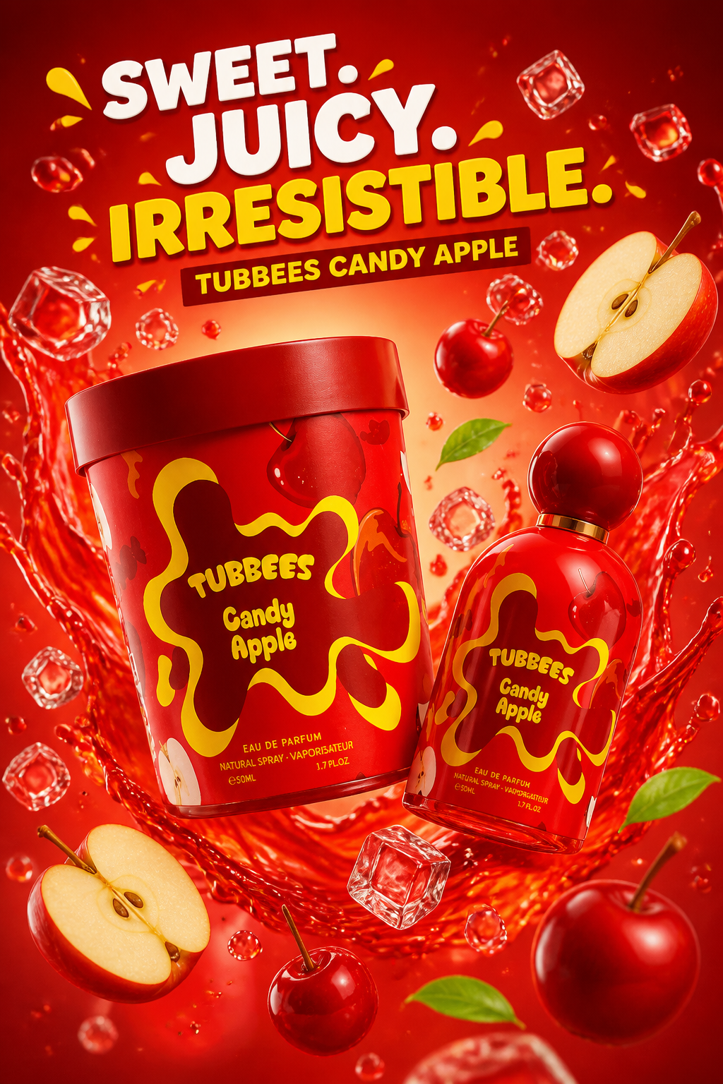 Tubbees Candy Apple Eau de Parfum Unisex 50 ml