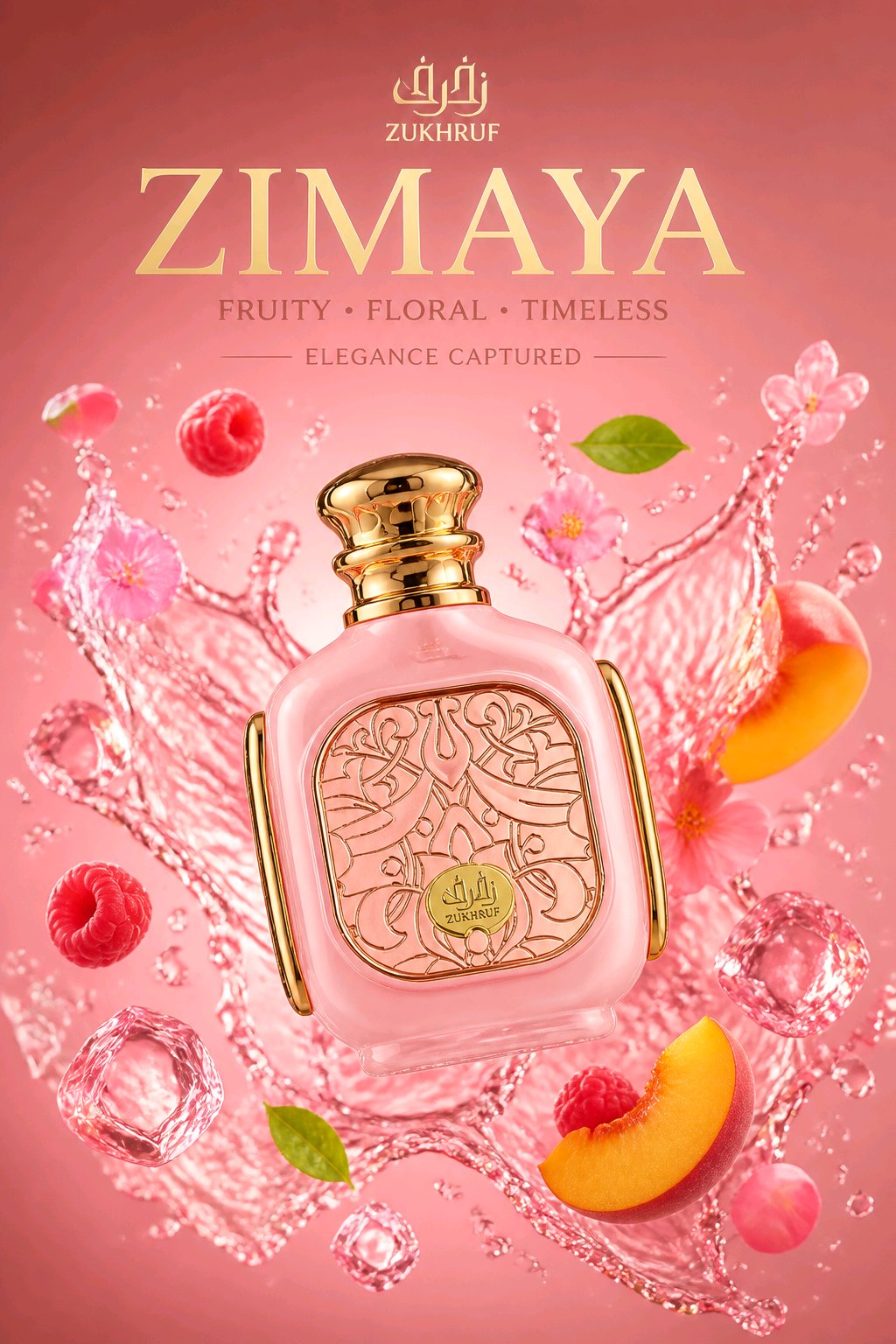 Zimaya Zukhruf Pink Eau de Parfum pentru femei 100 ml