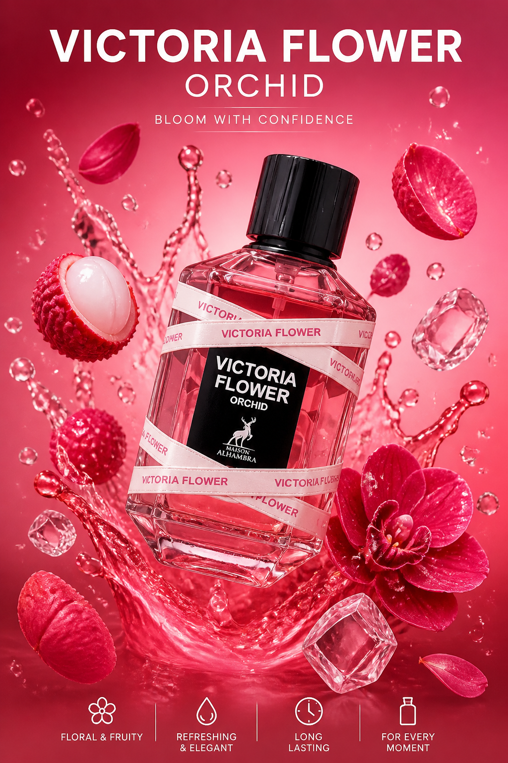 Maison Alhambra Victoria Flower Eau de Parfum pentru Femei 100 ml