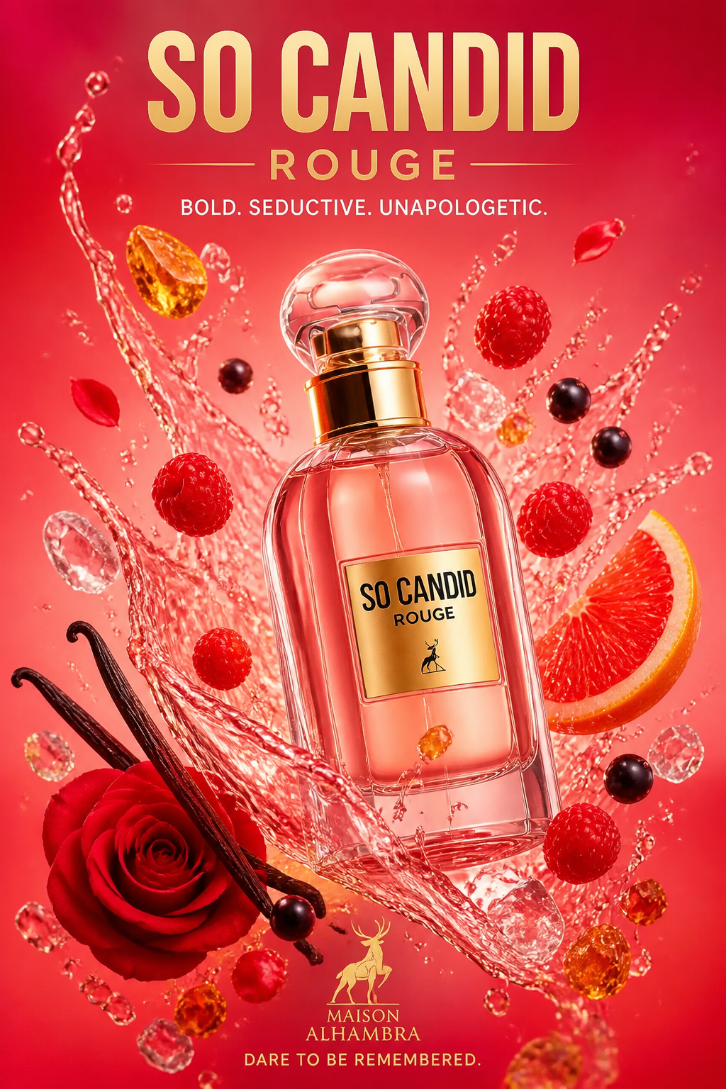 Maison Alhambra So Candid Rouge Eau de Parfum pentru Femei 85 ml