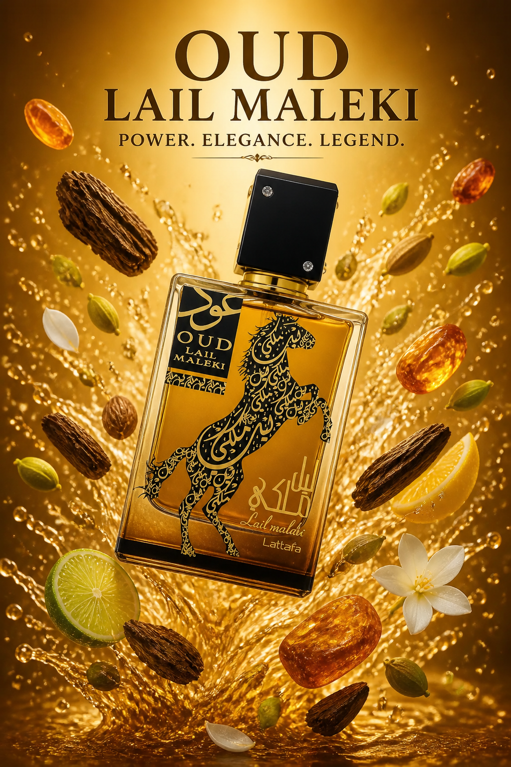 Lattafa Oud Lail Maleki Eau de Parfum Unisex 100 ml