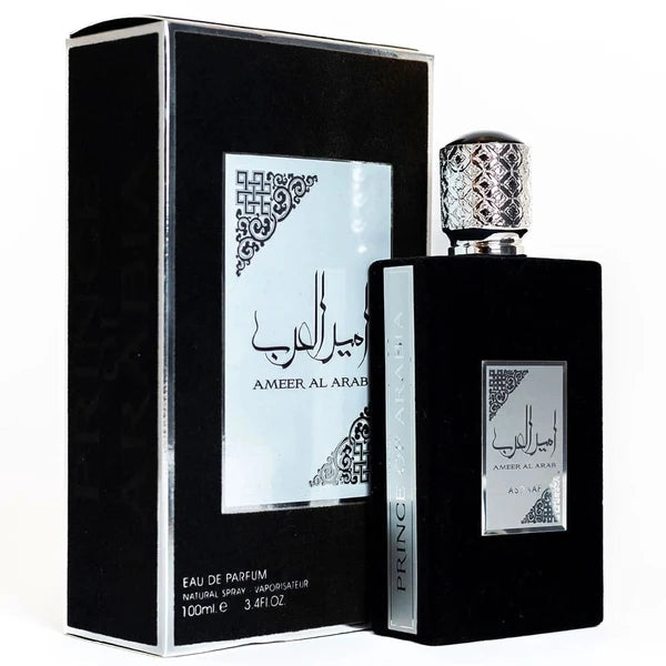 Asdaaf Ameer Al Arab Black Eau de Parfum pentru Bărbați 100 ml