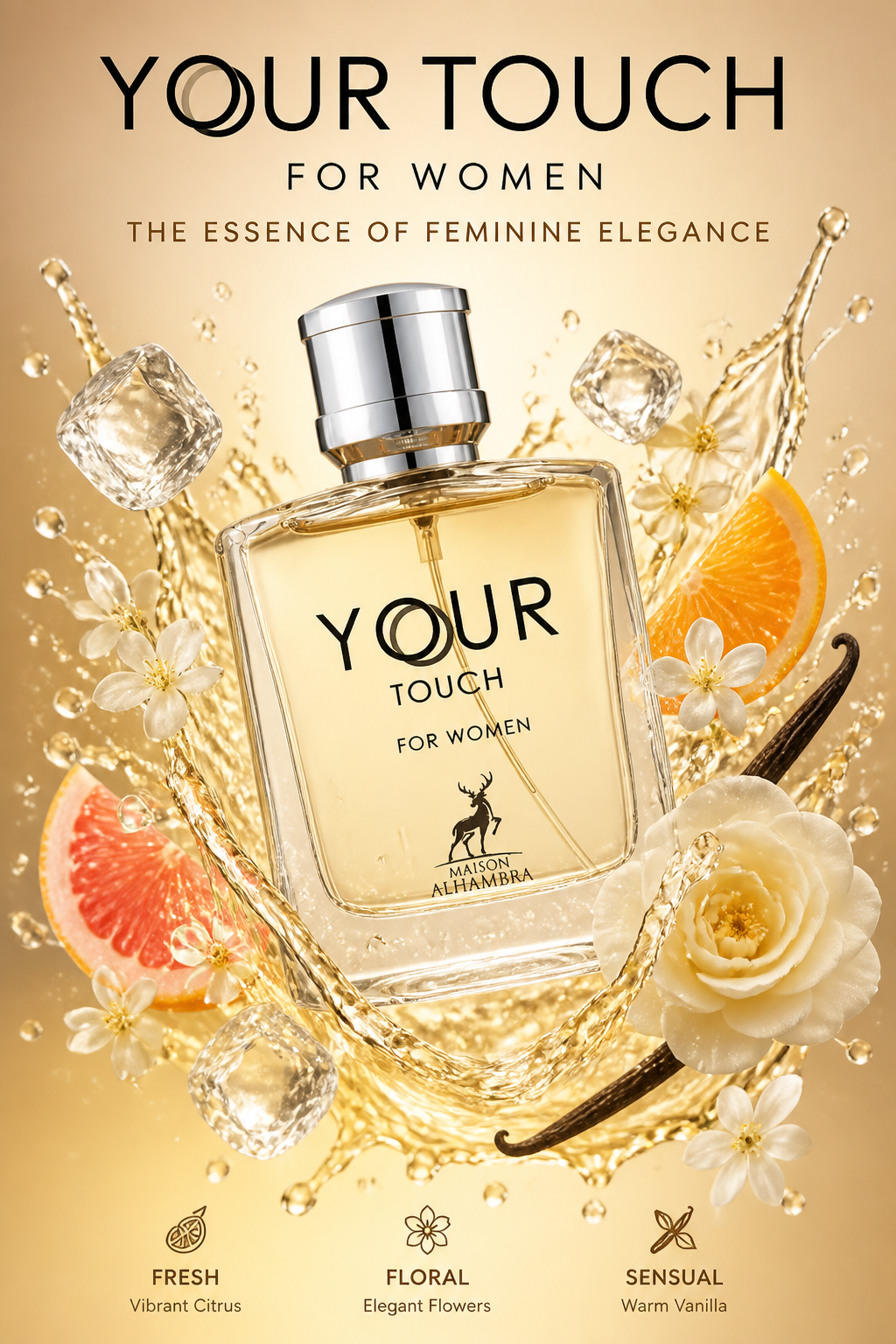 Maison Alhambra Your Touch For Women Eau de Parfum pentru Femei 100 ml