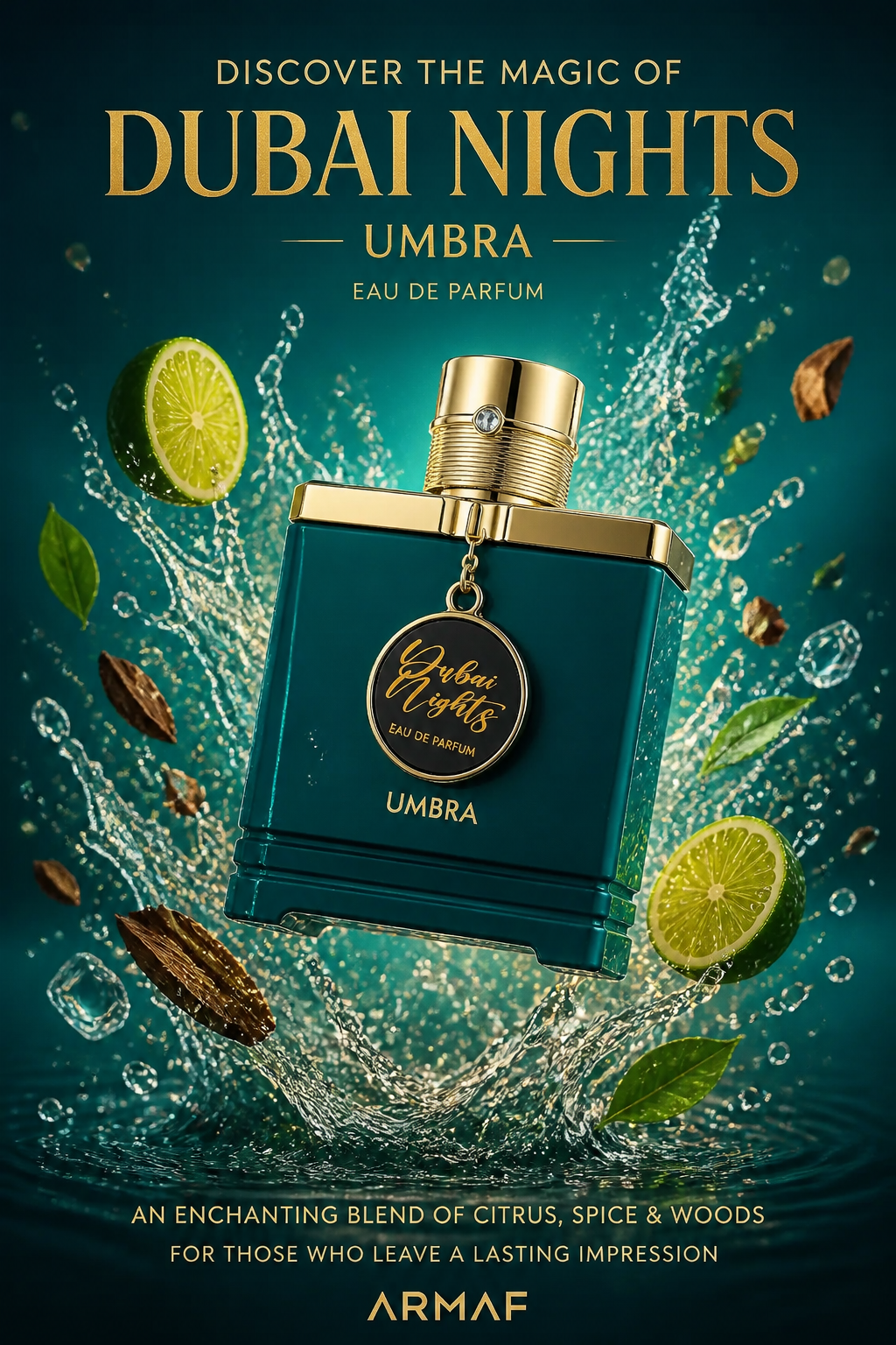 Armaf Dubai Nights Midnight Umbra Eau de Parfum Unisex 100 ml
