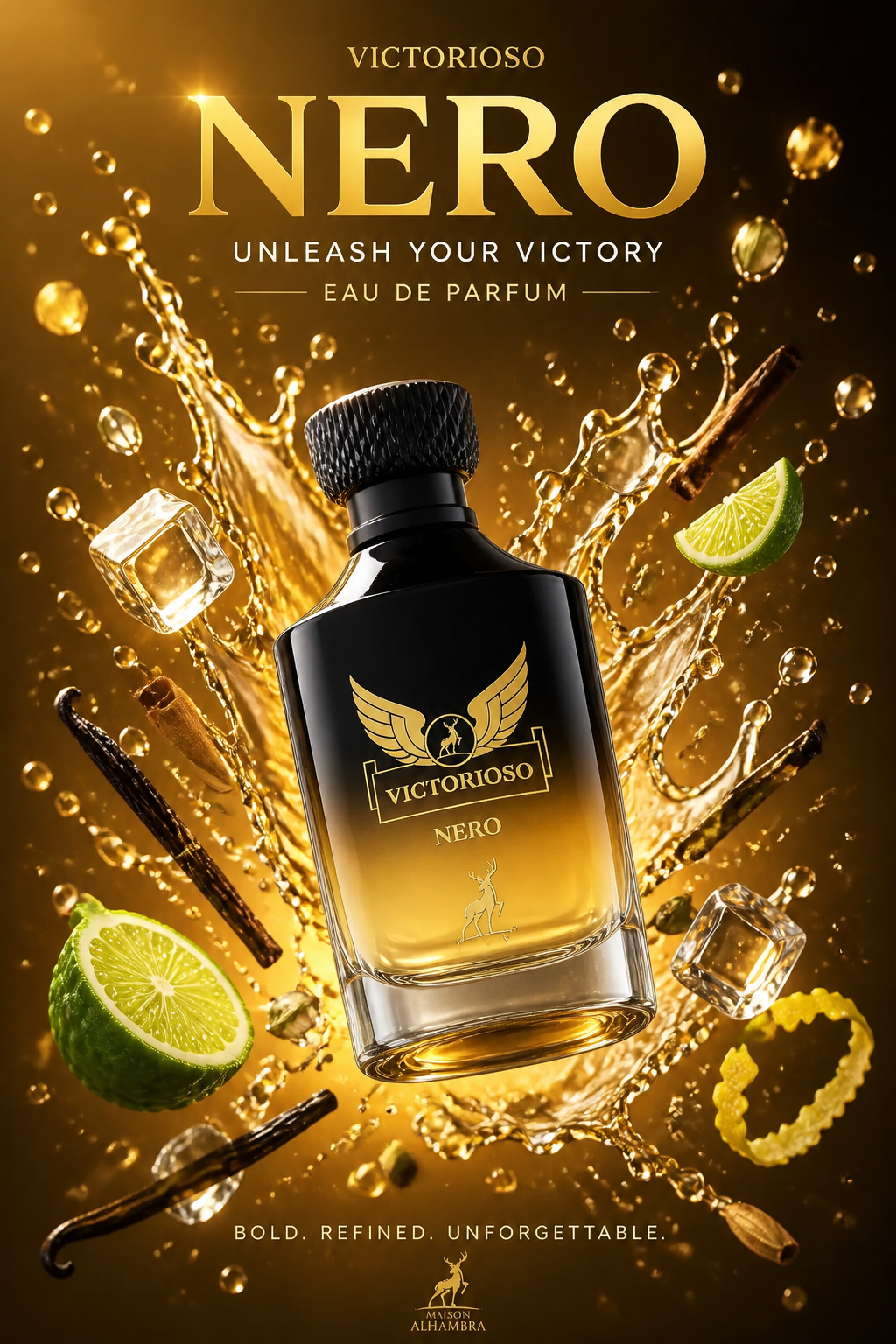 Maison Alhambra Victorioso Nero Eau de Parfum pentru Bărbați 100 ml