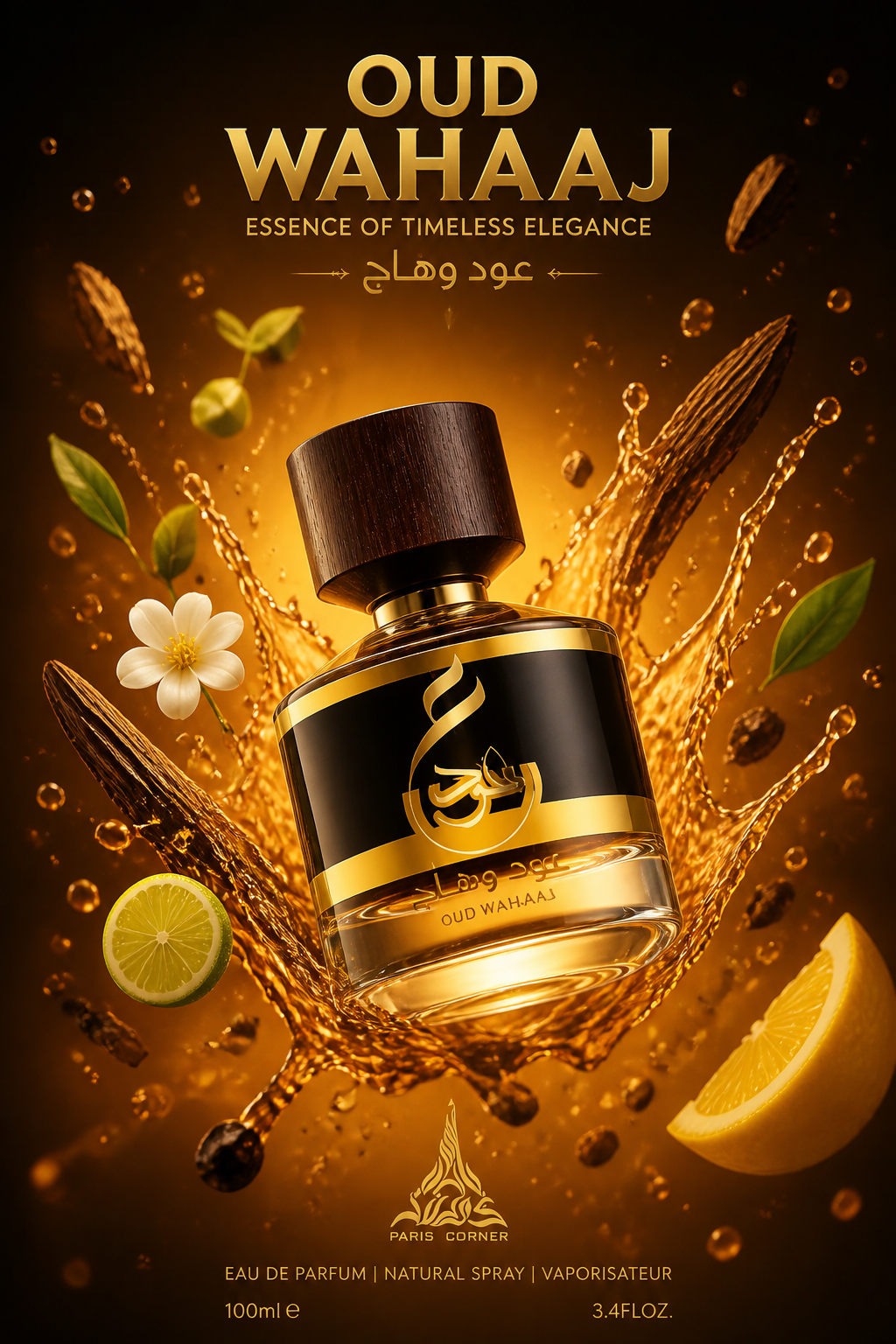Paris Corner Oud Wahaaj Eau de Parfum Unisex 100 ml