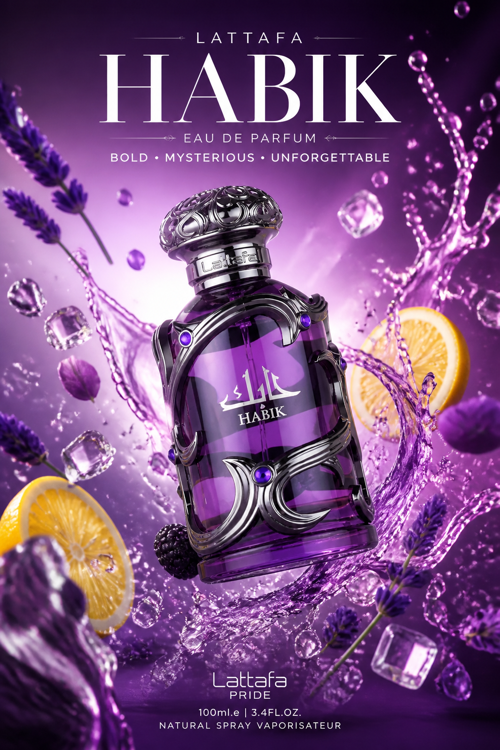 Lattafa Habik For Men Eau de Parfum pentru Bărbați 100 ml
