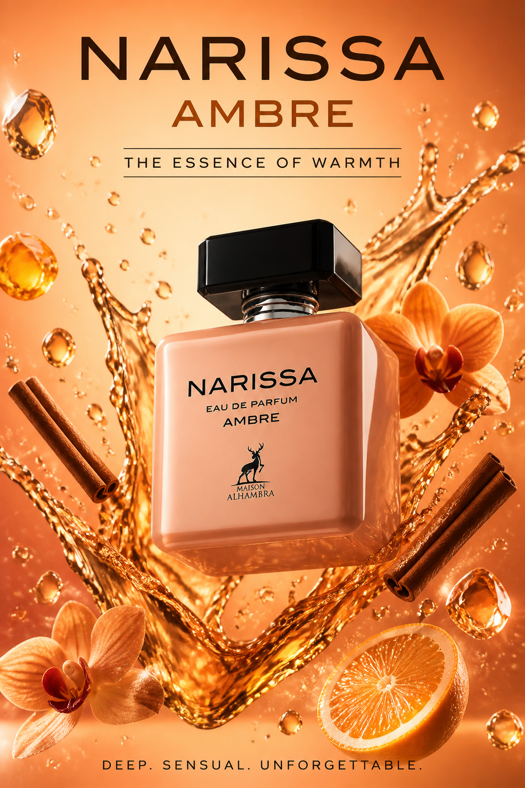 Maison Alhambra Narissa Ambre Eau de Parfum pentru Femei 100 ml