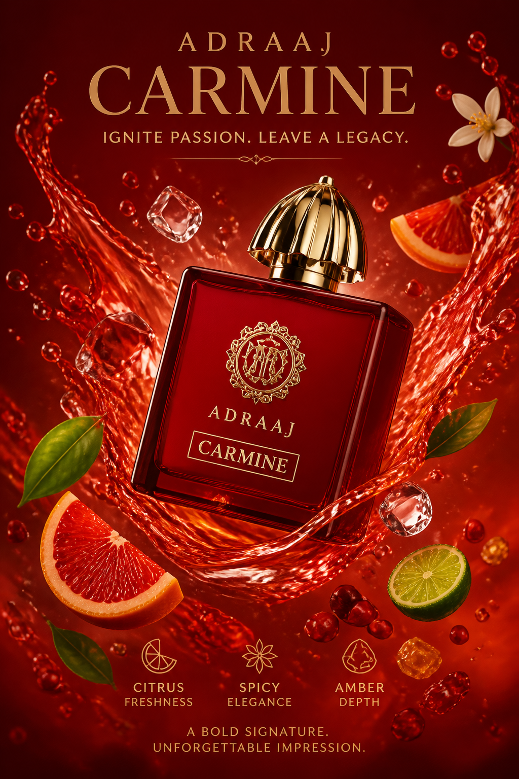 Fragrance World Abraaj Carmine Eau de Parfum Unisex 100 ml