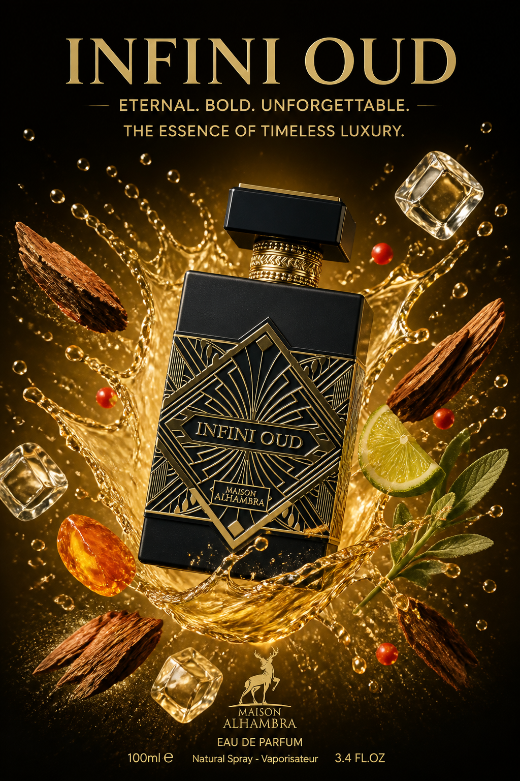 Maison Alhambra Infini Oud Eau de Parfum Unisex 100 ml