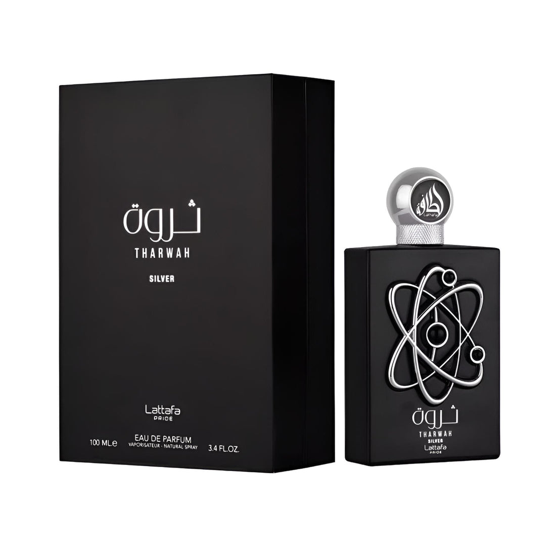 Lattafa Pride Tharwah Silver Eau de Parfum pentru Bărbați 100 ml