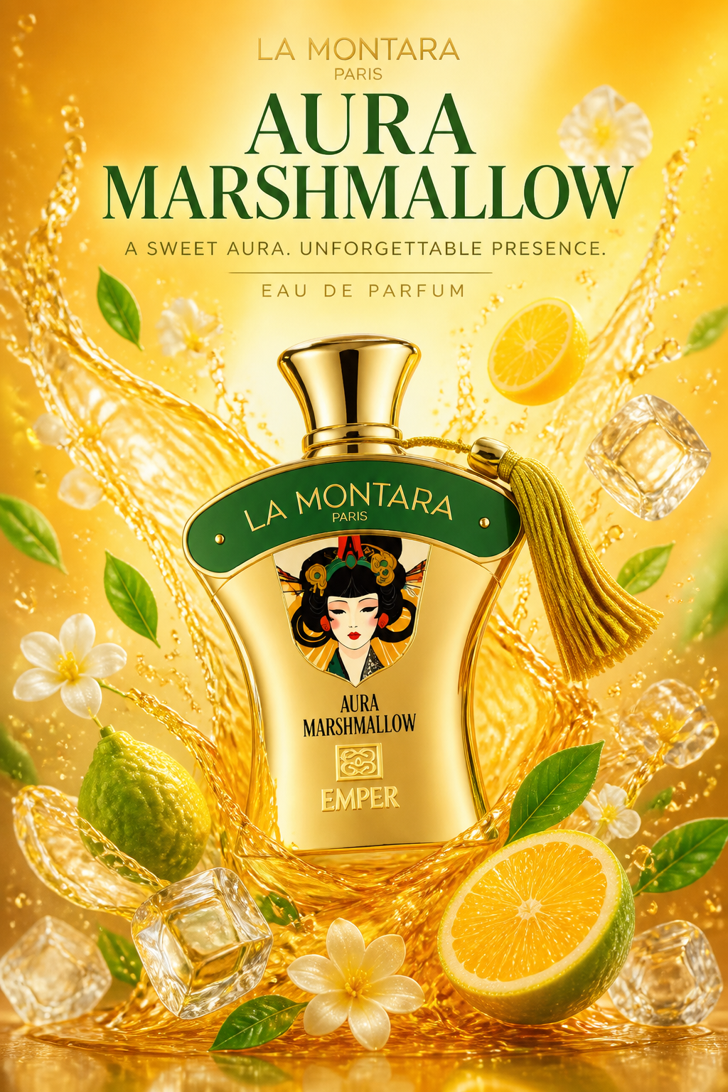 Emper La Montara Paris Aura Marshmallow Eau de Parfum pentru Femei 100 ml
