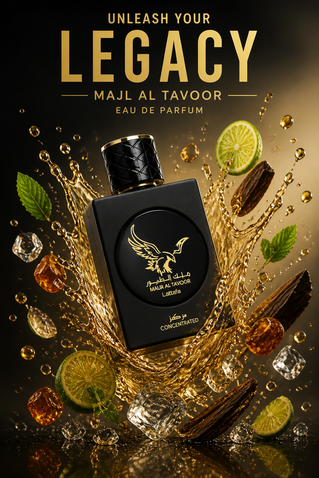 Lattafa Malik Al Tayoor Concentrated Eau de Parfum Unisex 100 ml