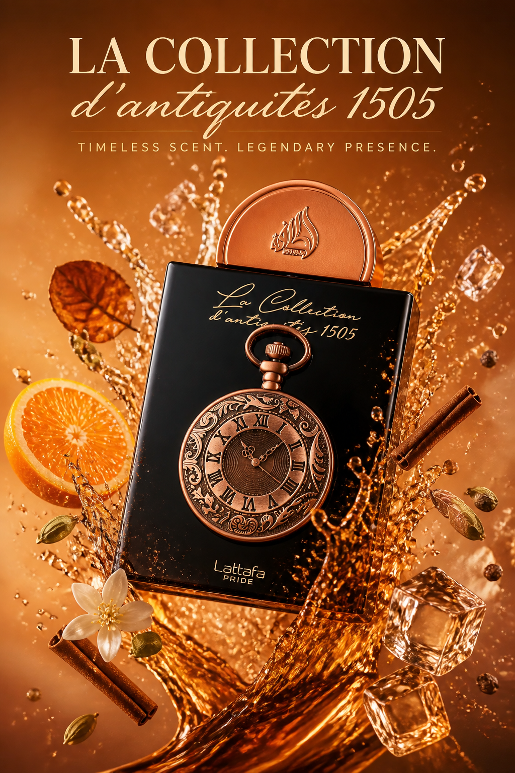 Lattafa Pride La Collection D'Antiquités 1505 Watch Eau de Parfum Unisex 100 ml