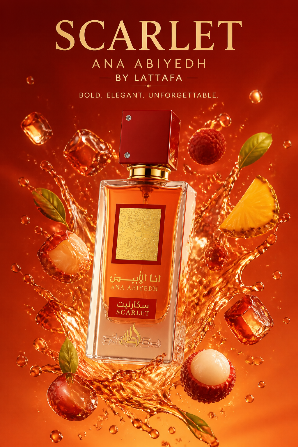 Lattafa Ana Abiyedh Scarlet Eau de Parfum Unisex 60 ml