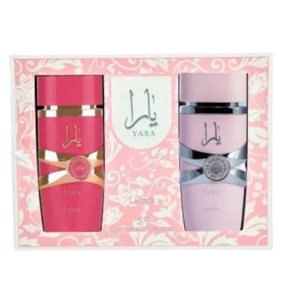 Set Lattafa Yara & Yara Candy Eau de Parfum pentru Femei 2 x 100 ml