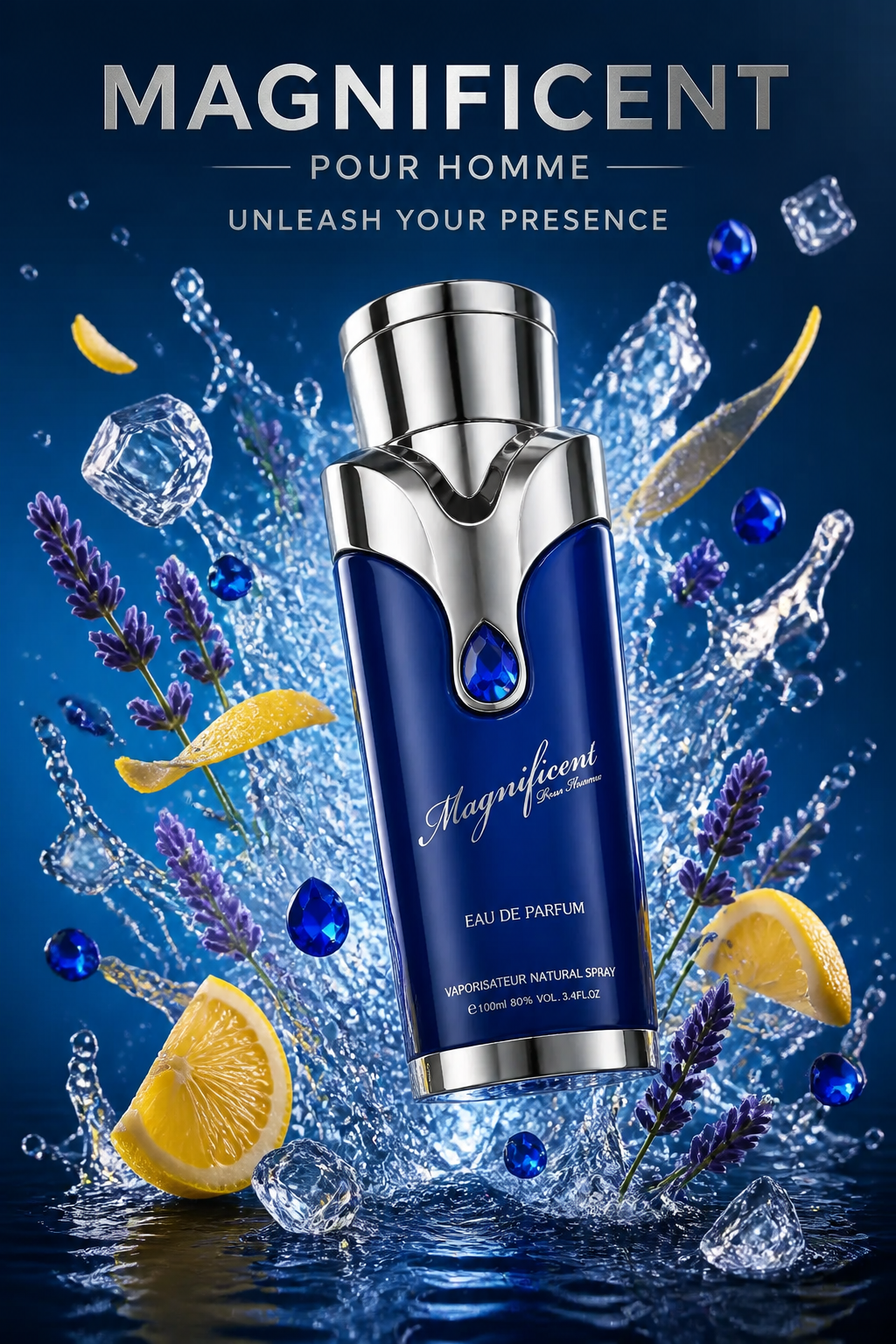 Armaf Magnificent Blue Pour Homme Eau de Parfum pentru Bărbați 100 ml
