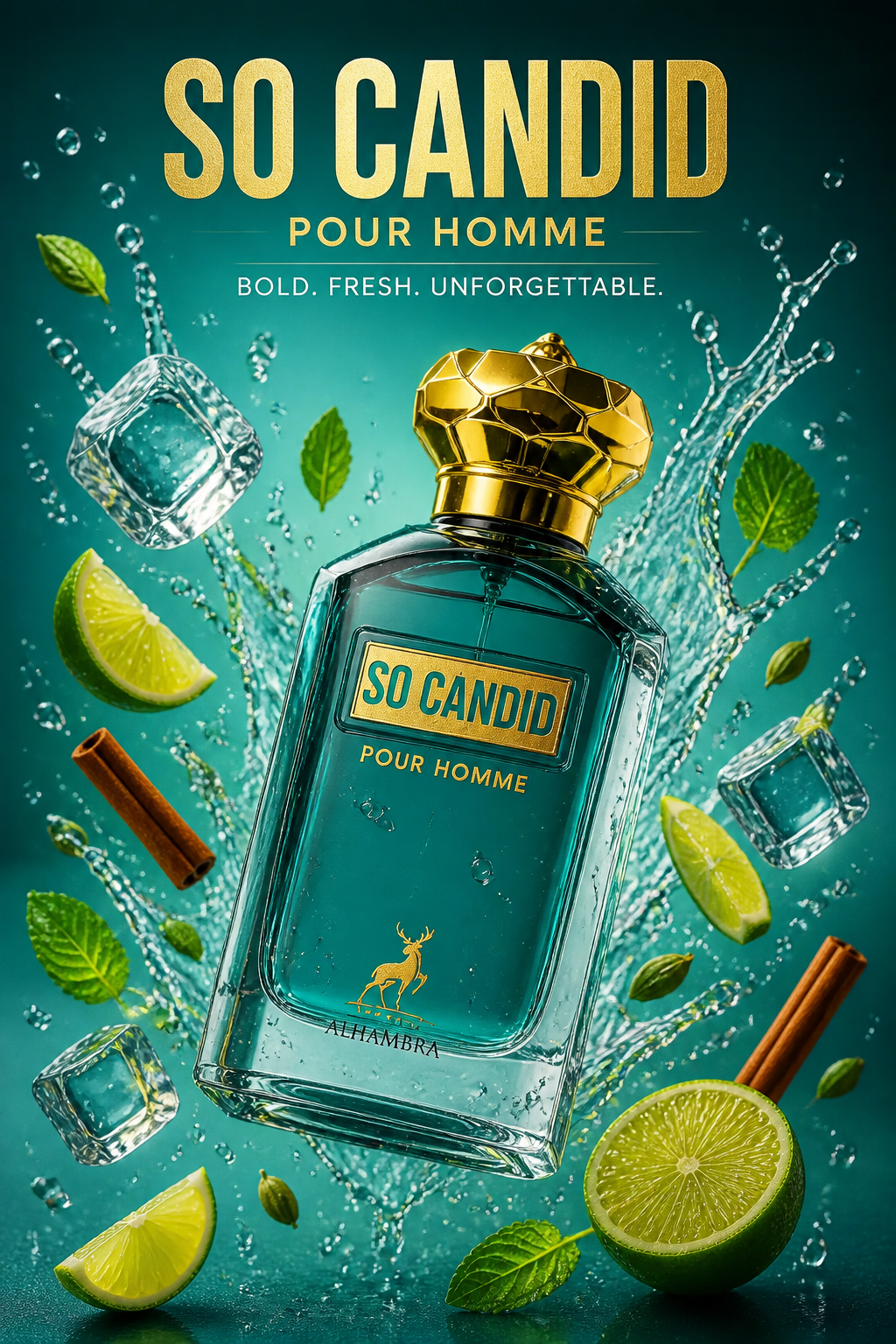 Maison Alhambra So Candid Pour Homme Eau de Parfum pentru Bărbați 100 ml