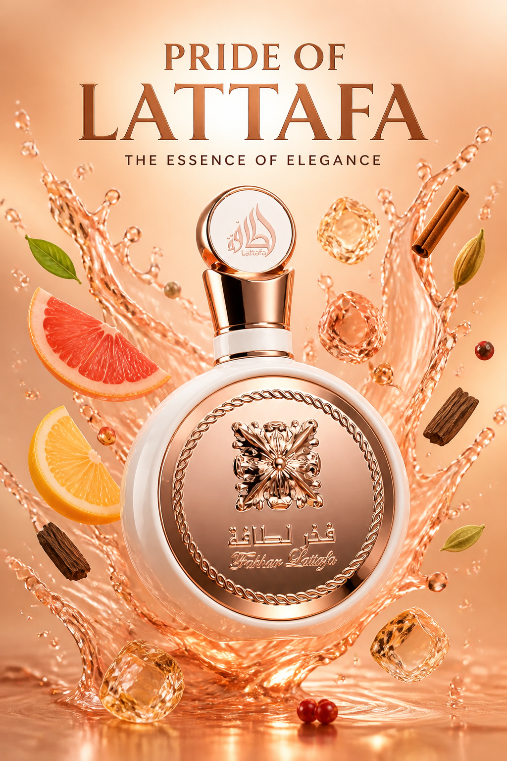 Lattafa Fakhar Women Eau de Parfum pentru Femei 100 ml