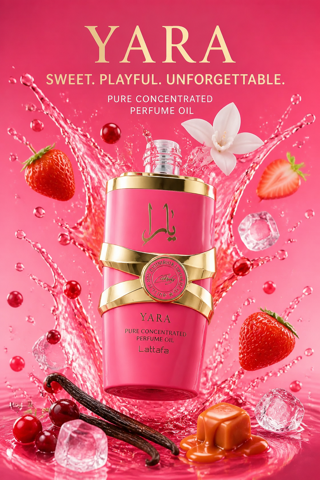 Lattafa Yara Candy Ulei de Parfum Concentrat pentru Femei 20 ml