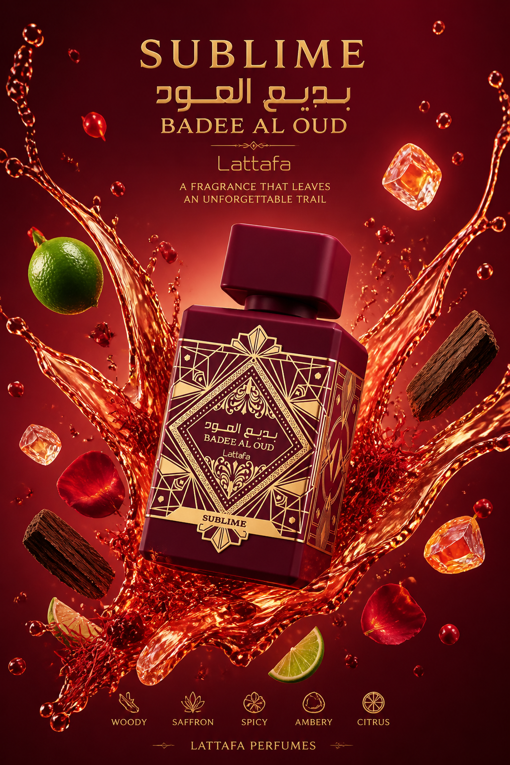 Lattafa Badee Al Oud Sublime Eau de Parfum Unisex 100 ml