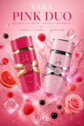 Set Lattafa Yara & Yara Candy Eau de Parfum pentru Femei 2 x 100 ml