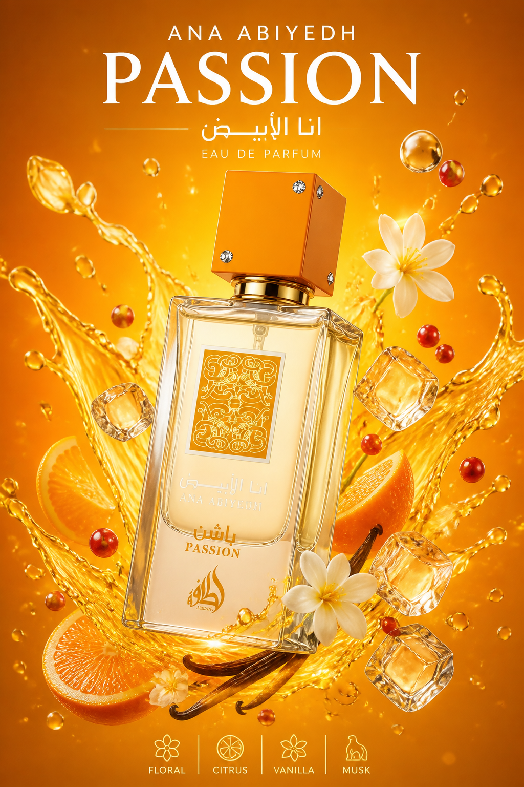 Lattafa Ana Abiyedh Passion Eau de Parfum pentru Femei 60 ml