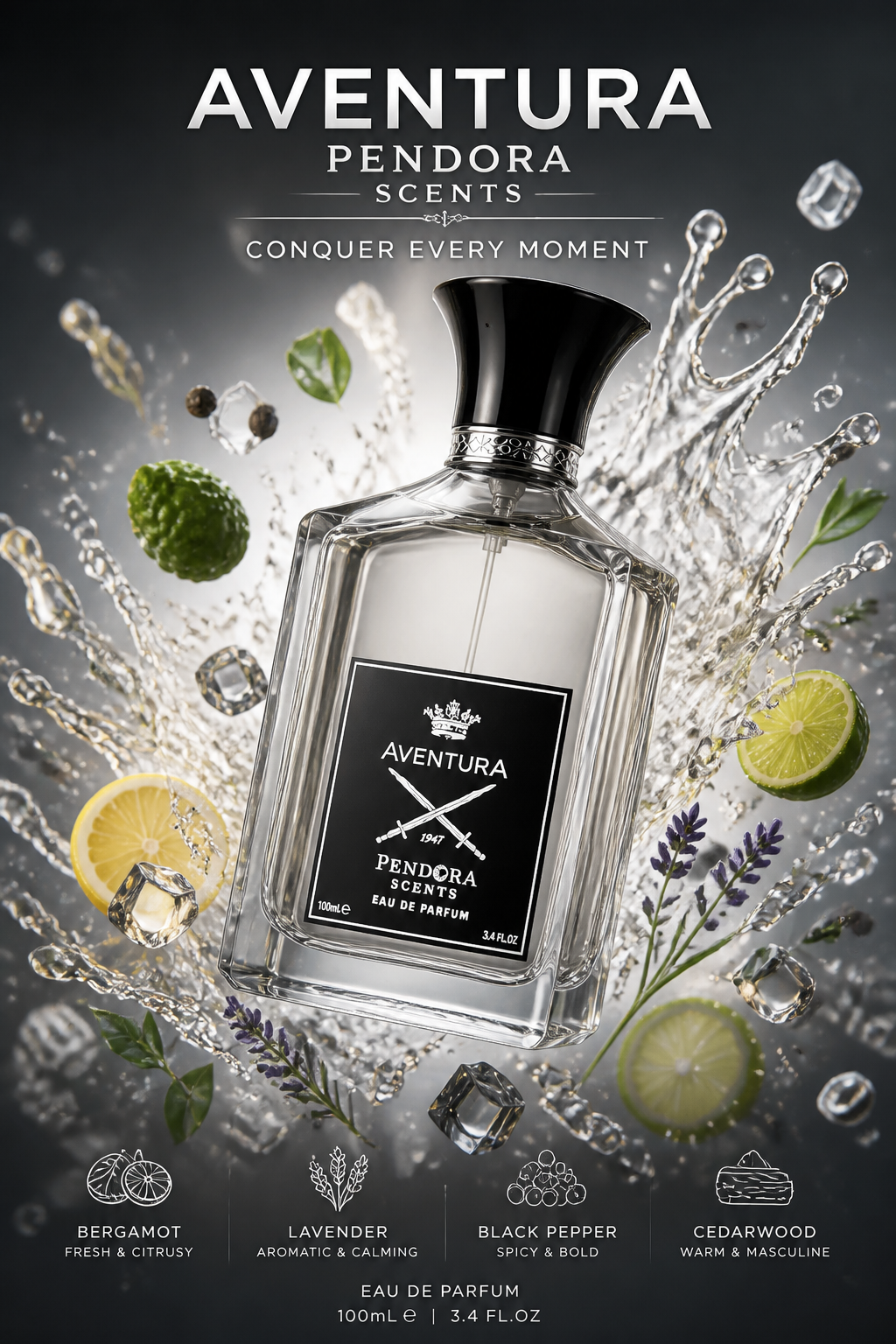 Pendora Scents Aventura Eau de Parfum pentru Bărbați 100 ml