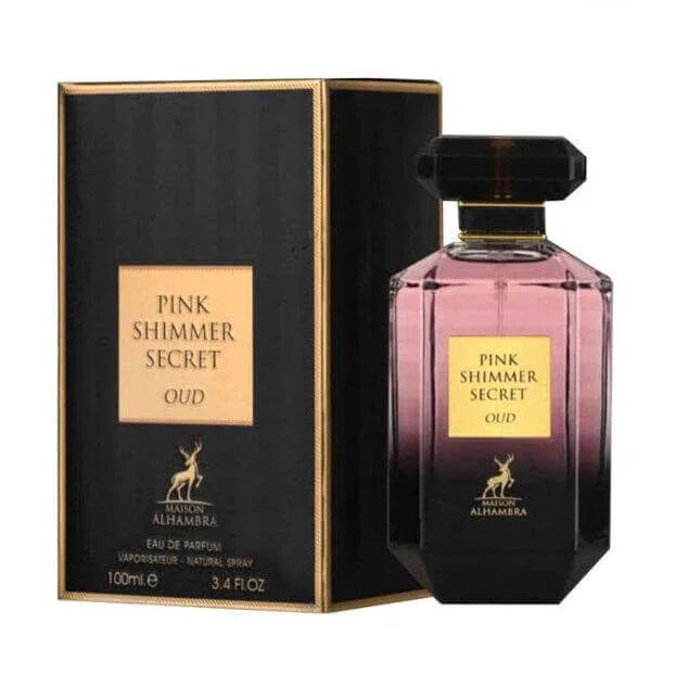 Maison Alhambra Pink Shimmer Secret Oud Eau de Parfum pentru Femei 100 ml