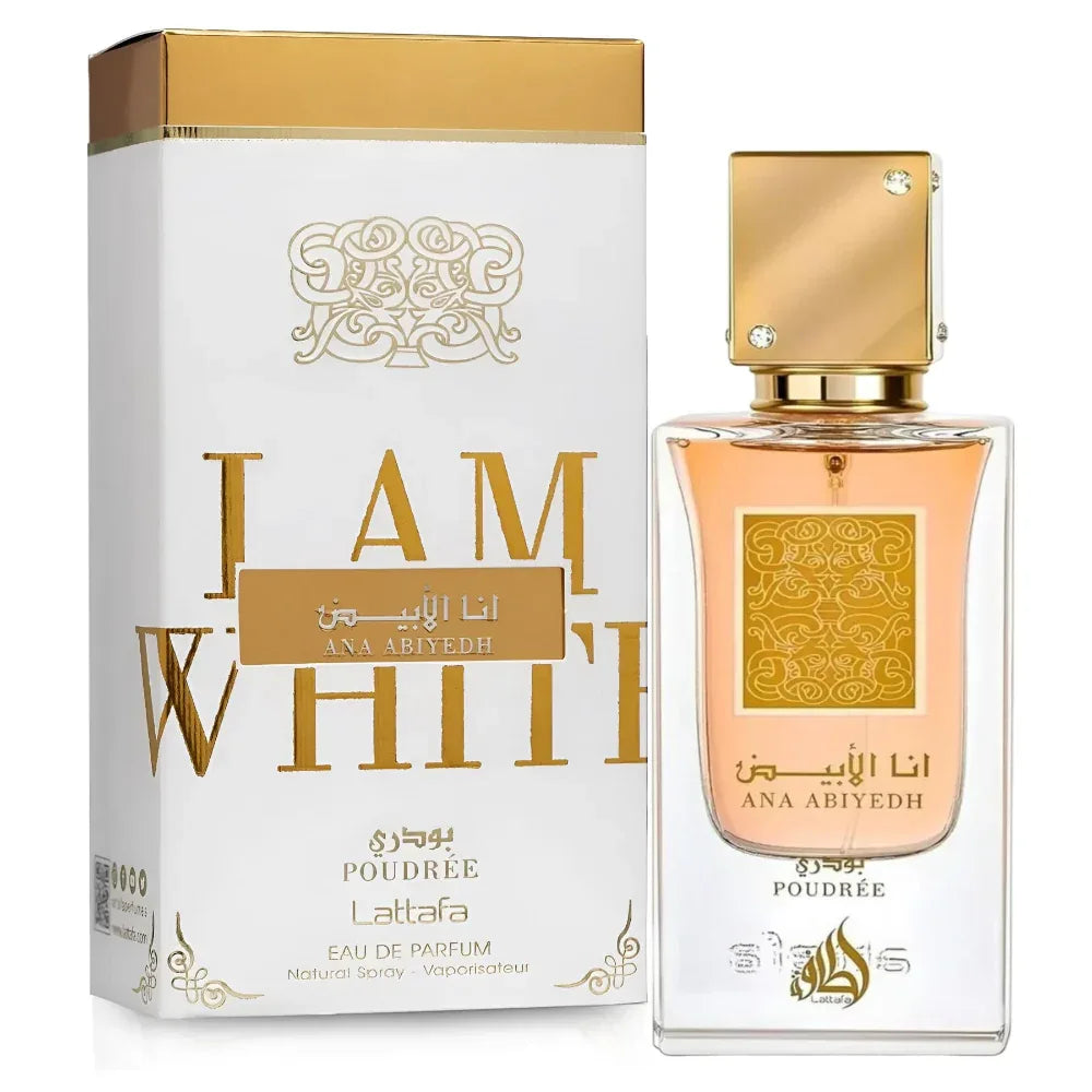 Lattafa Ana Abiyedh Poudree Eau de Parfum pentru Femei 60 ml