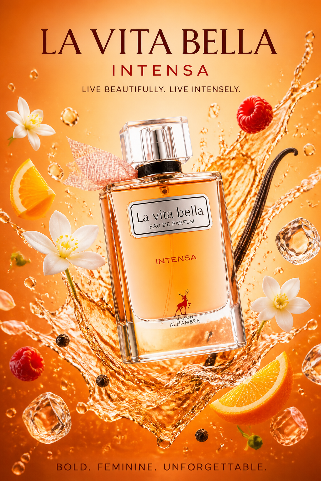 Maison Alhambra La Vita Bella Intensa Eau de Parfum pentru Femei 100 ml