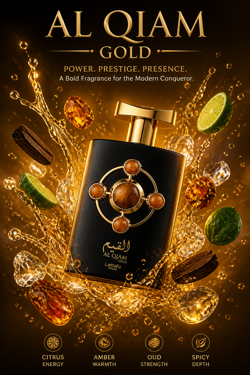 Lattafa Pride Al Qiam Gold Eau de Parfum Unisex 100 ml