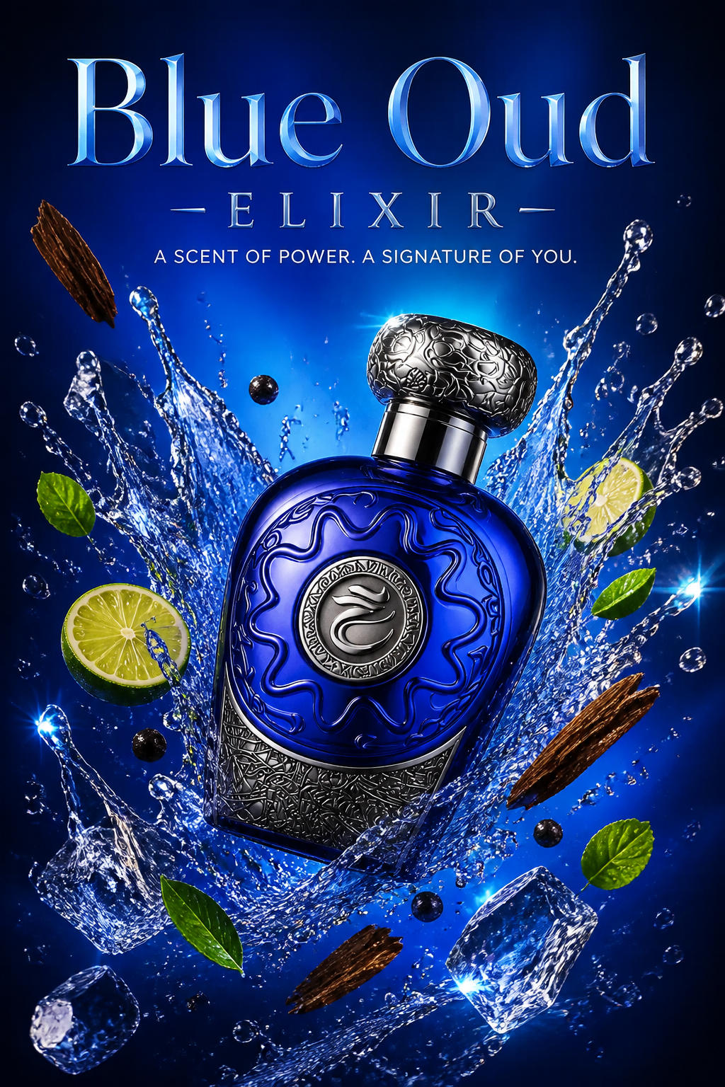 Lattafa Blue Oud Elixir Eau de Parfum Unisex 100 ml