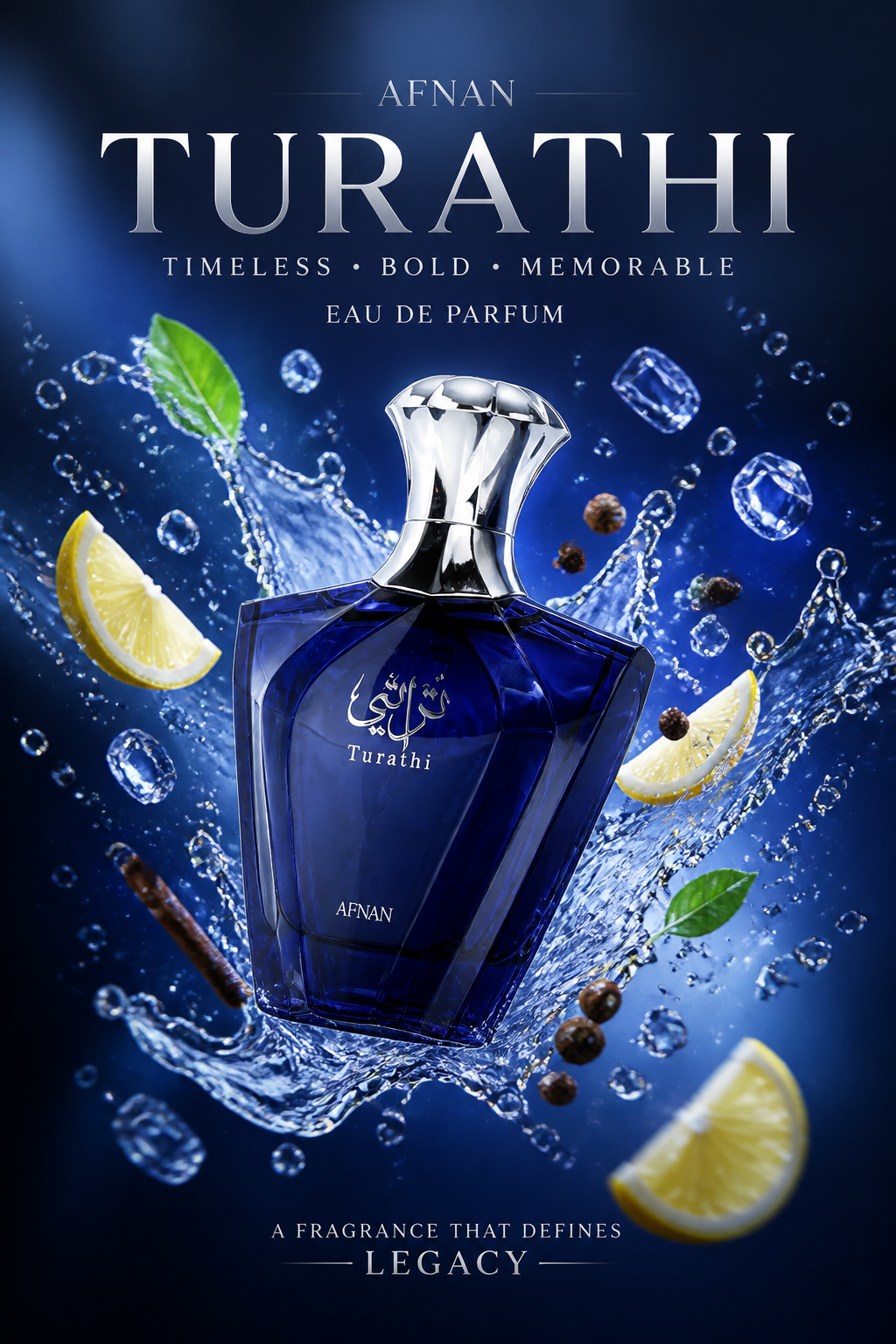 Afnan Turathi Blue Eau de Parfum pentru Bărbați 90 ml